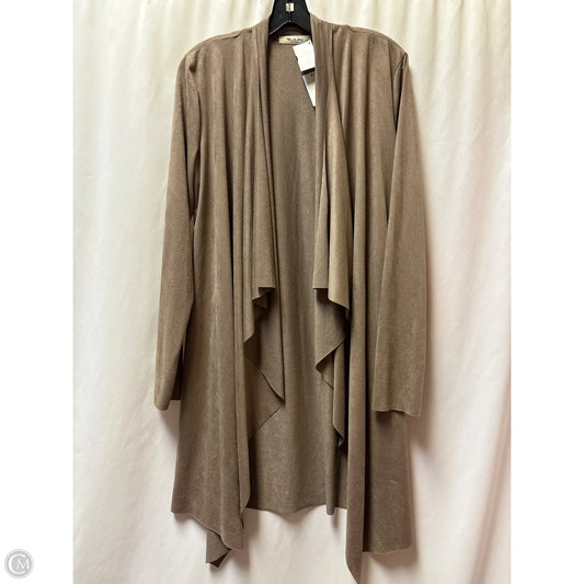 Cardigan By Clothes Mentor In Tan, Size: M