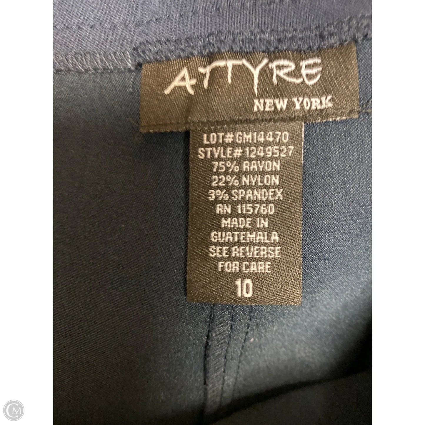 Skort By Attyre In Navy, Size: M