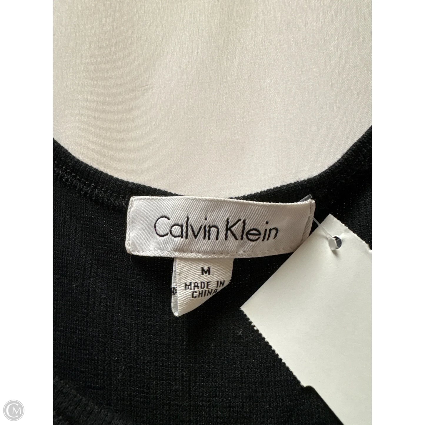 Tank Top By Calvin Klein In Black, Size: M