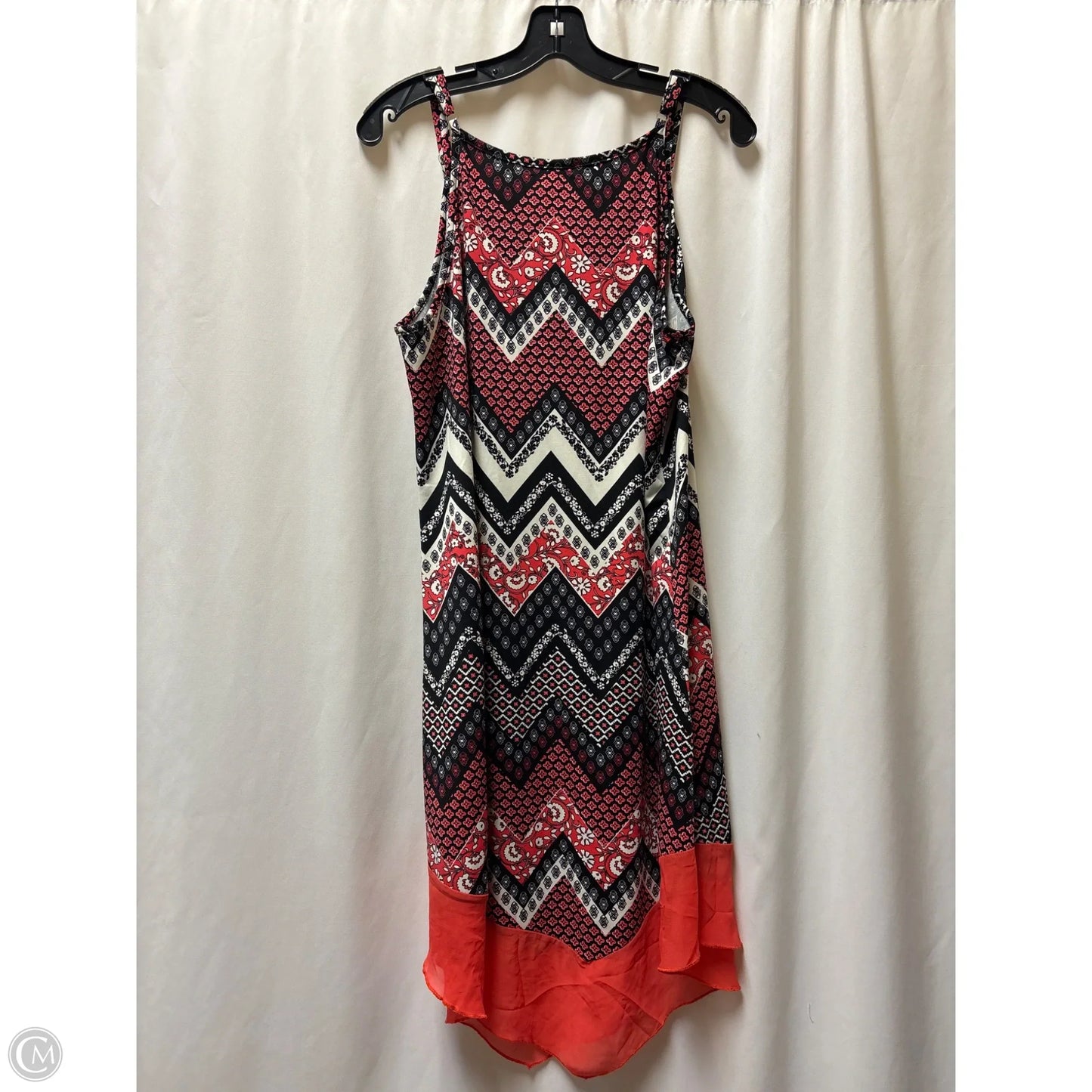 Dress Casual Midi By Espresso In Pink, Size: 1x