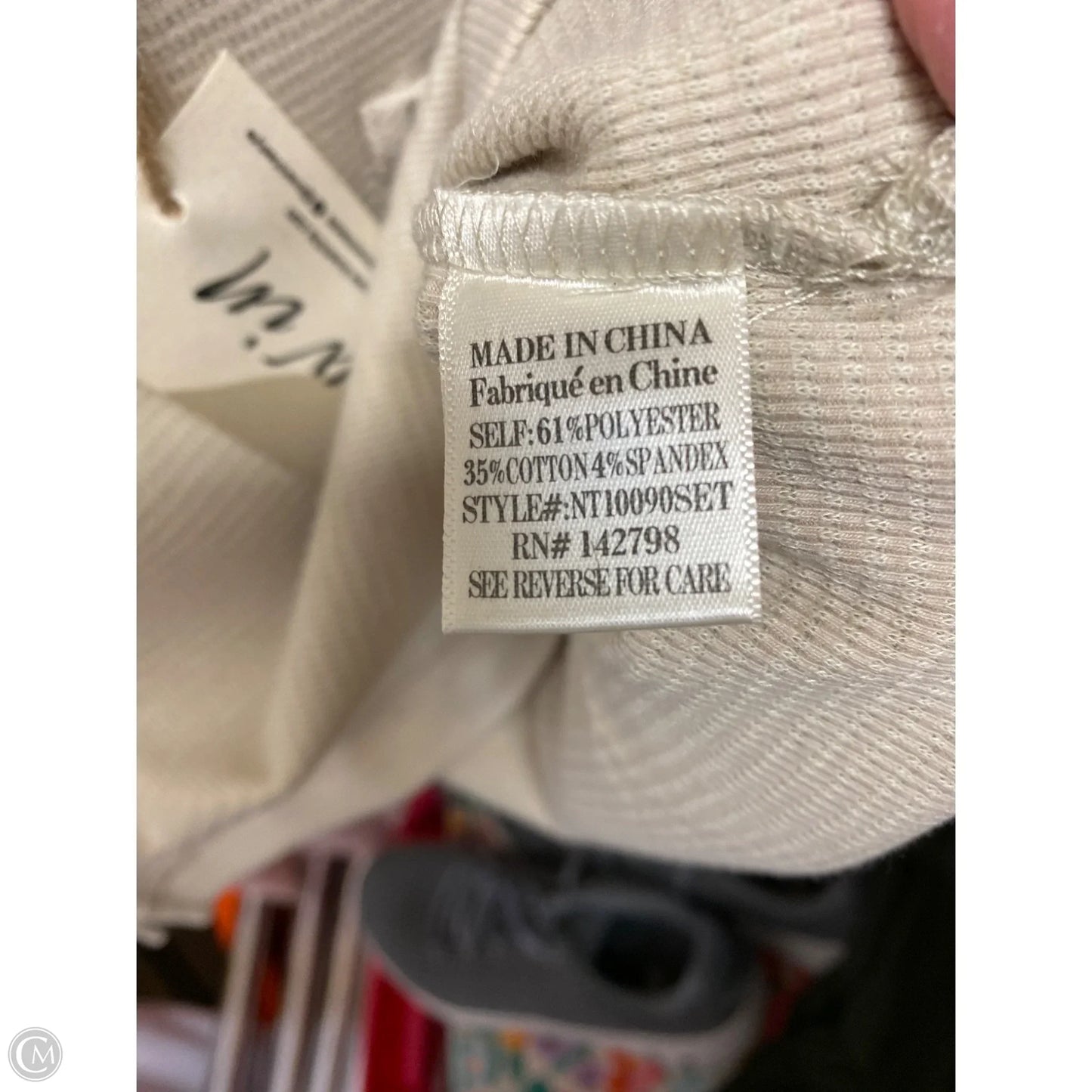 Shorts Set By Clothes Mentor In Beige, Size: S