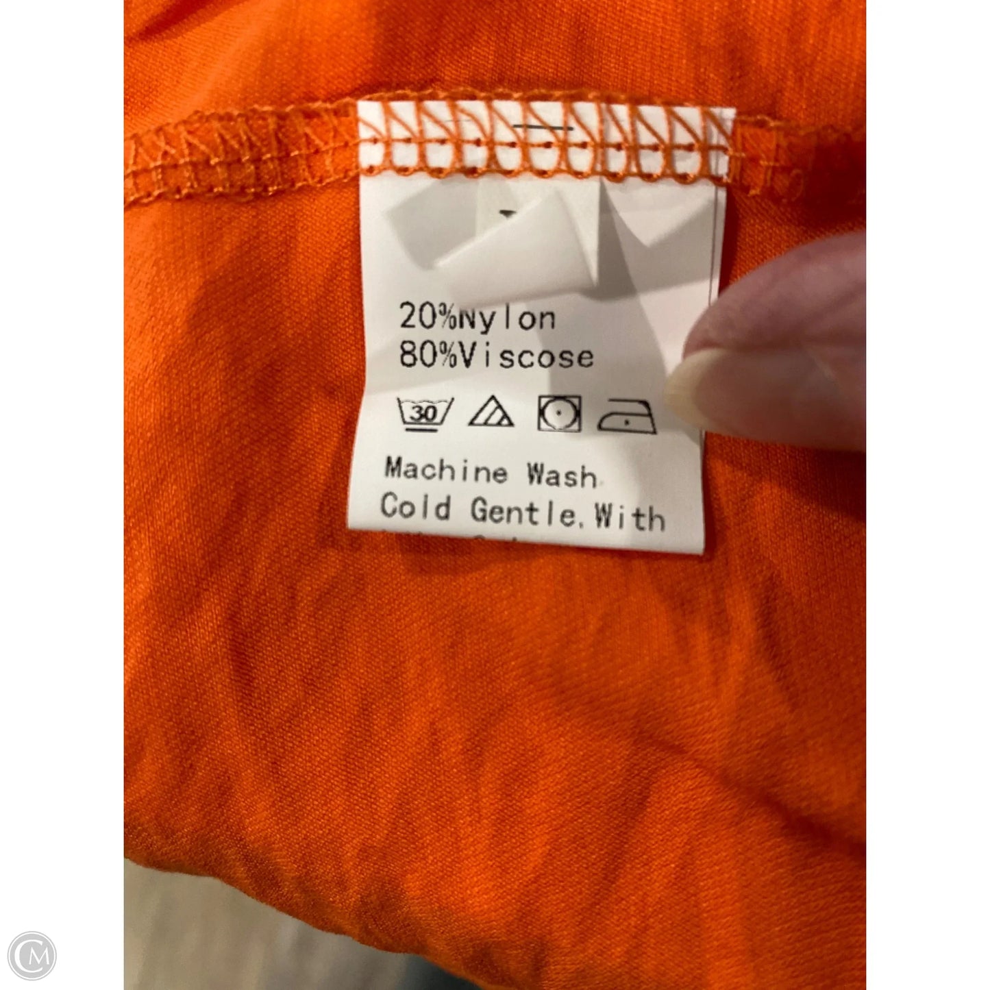 Top Short Sleeve By Clothes Mentor In Coral, Size: Xl