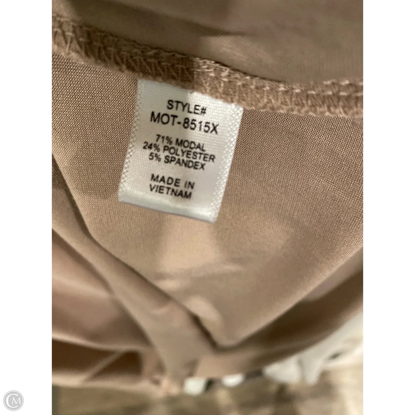Top Short Sleeve By Zenana Outfitters In Brown, Size: 1x