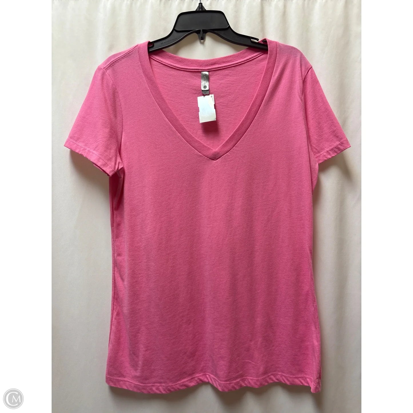 Top Short Sleeve By Next Level In Pink, Size: Xxl