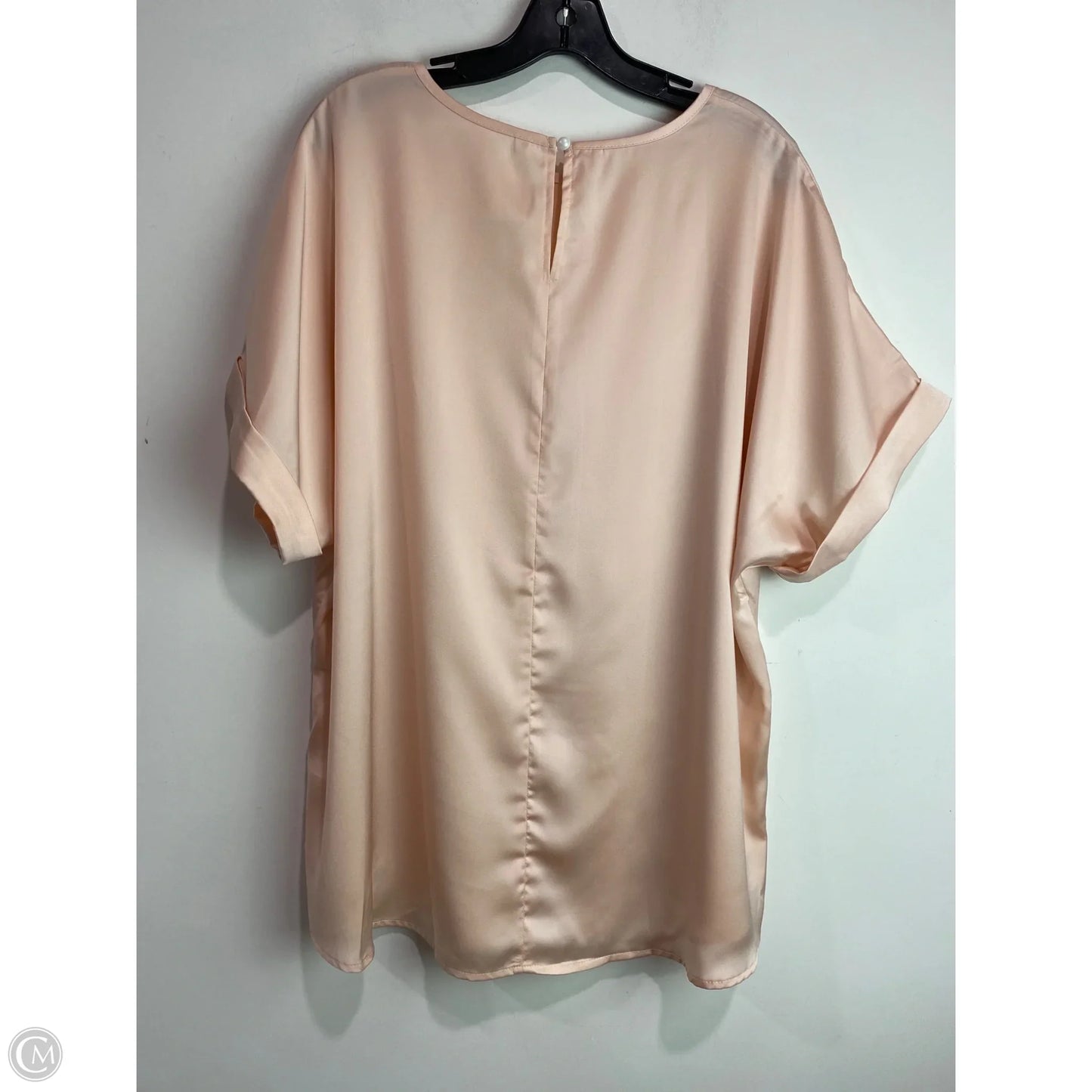 Top Short Sleeve By Clothes Mentor In Pink, Size: 4x