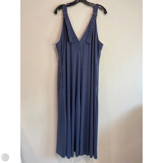 Jumpsuit By Clothes Mentor In Blue, Size: L