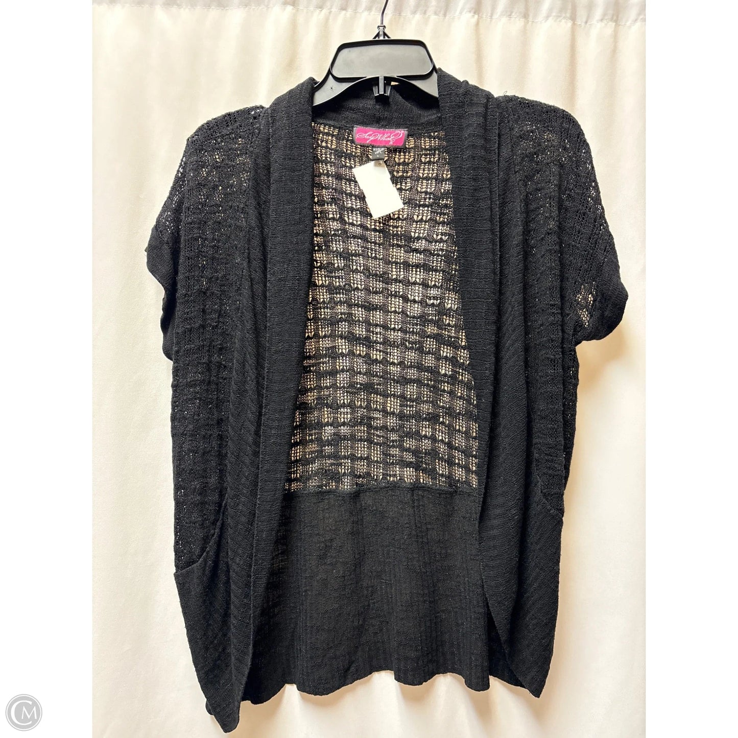Cardigan By Say What In Black, Size: L