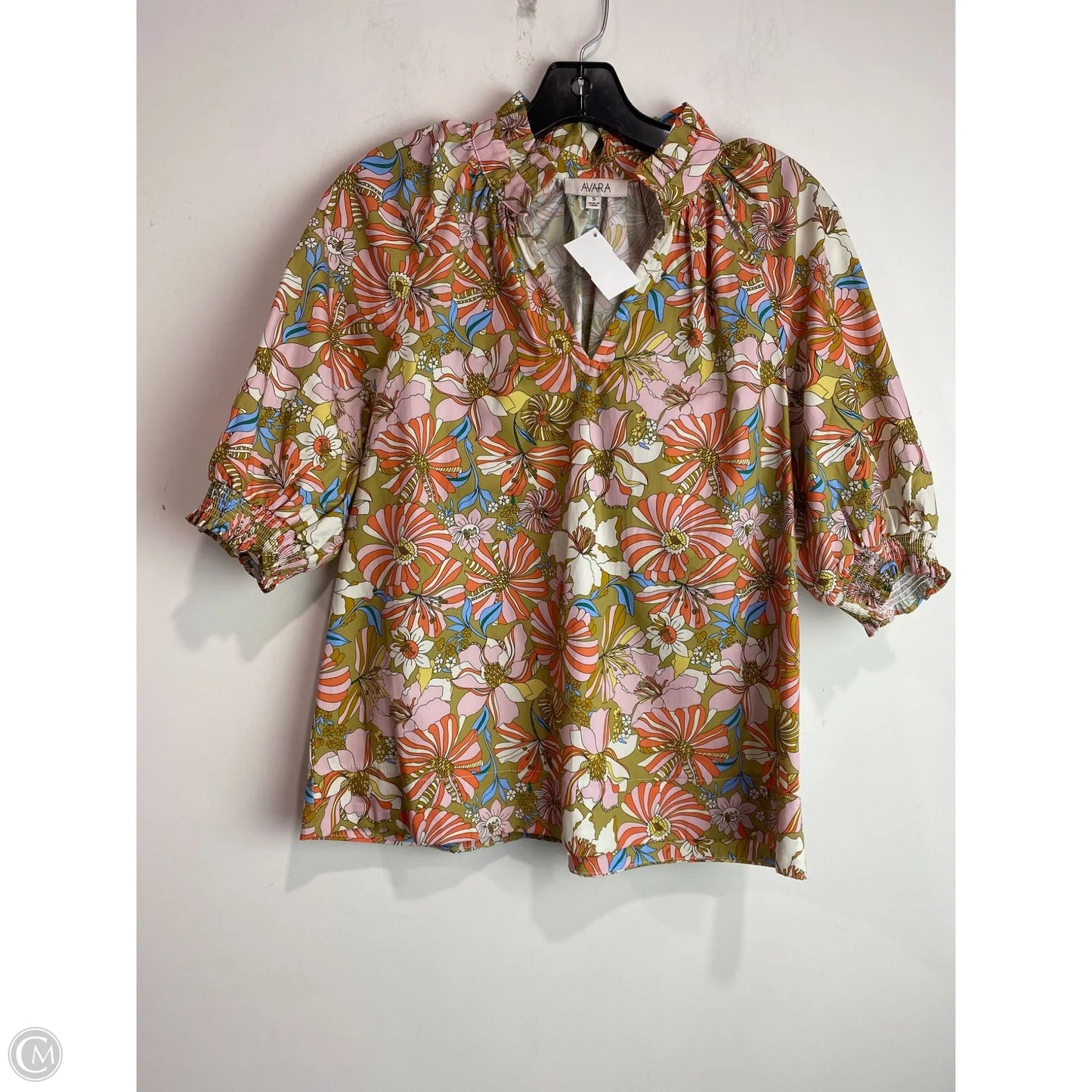 Top Short Sleeve By Clothes Mentor In Orange, Size: S