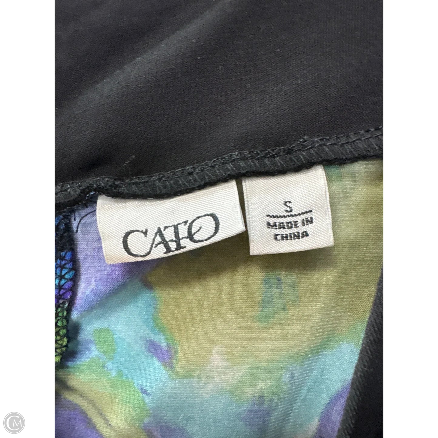 Top Sleeveless By Cato In Blue, Size: S