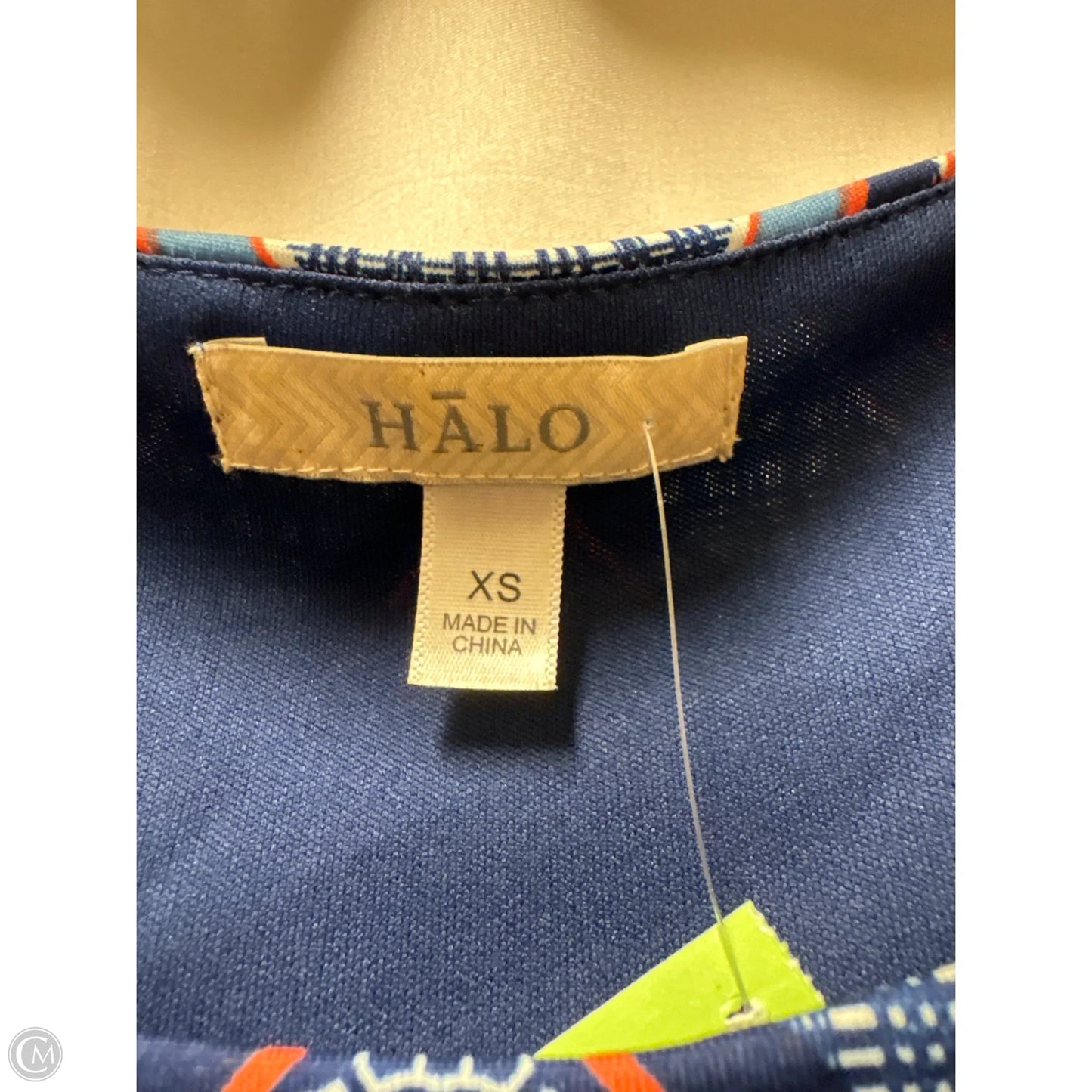 Dress Casual Midi By Halo In Blue, Size: Xs