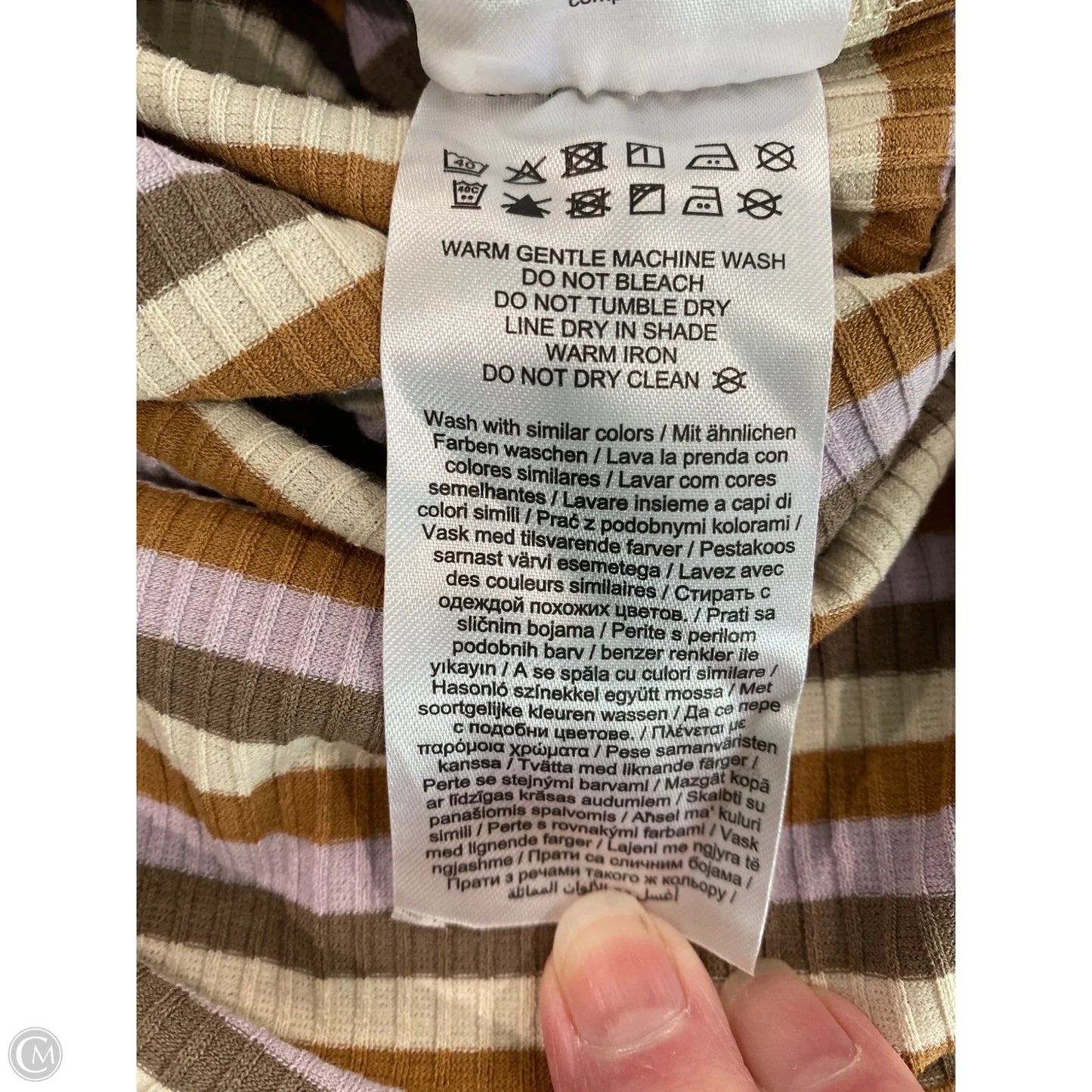 Dress Casual Midi By Vero Moda In Purple, Size: M