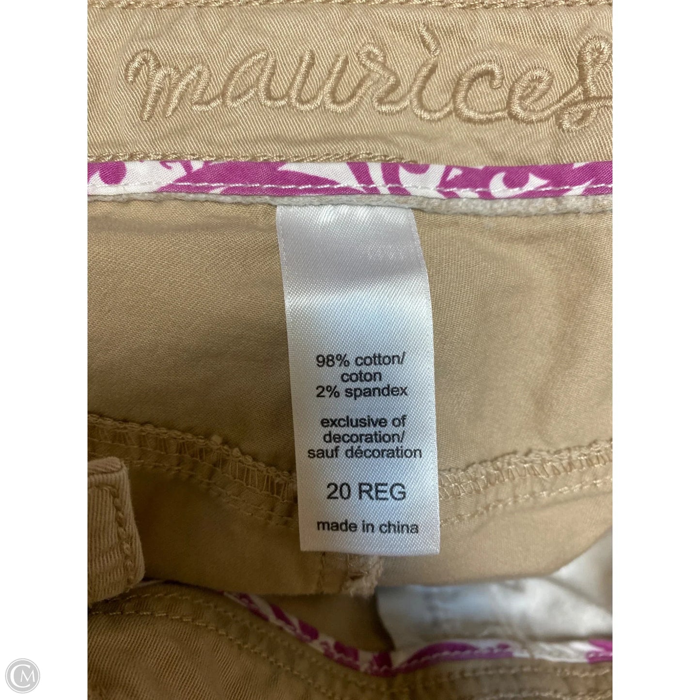 Pants Other By Maurices In Tan, Size: 20