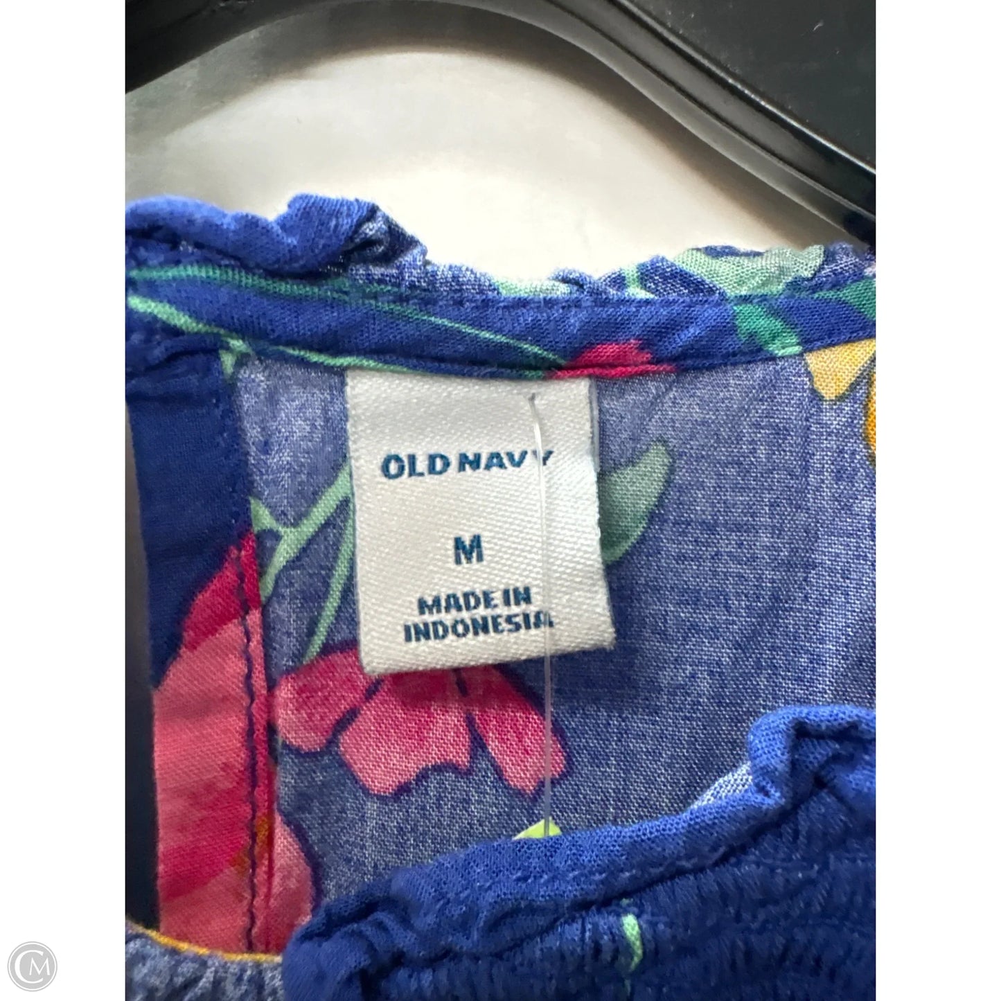 Top Sleeveless By Old Navy In Blue, Size: M