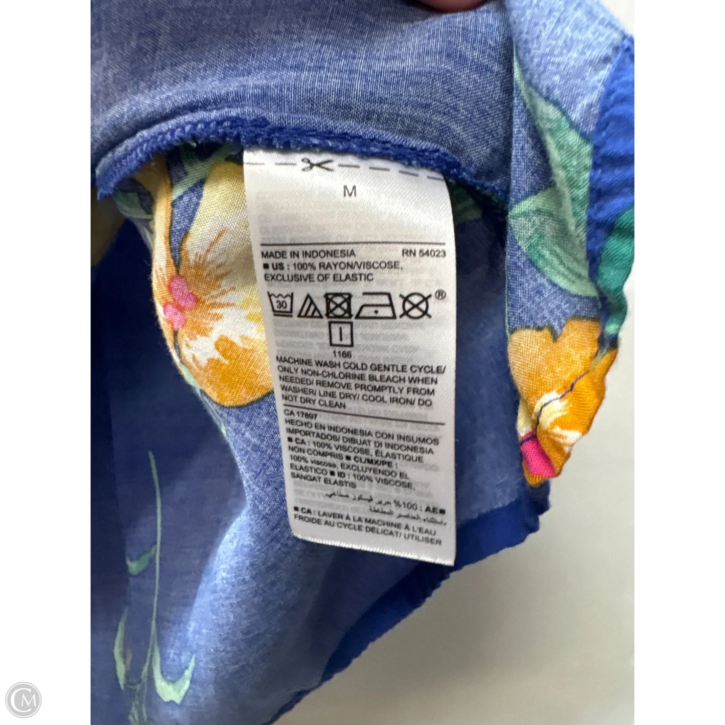 Top Sleeveless By Old Navy In Blue, Size: M