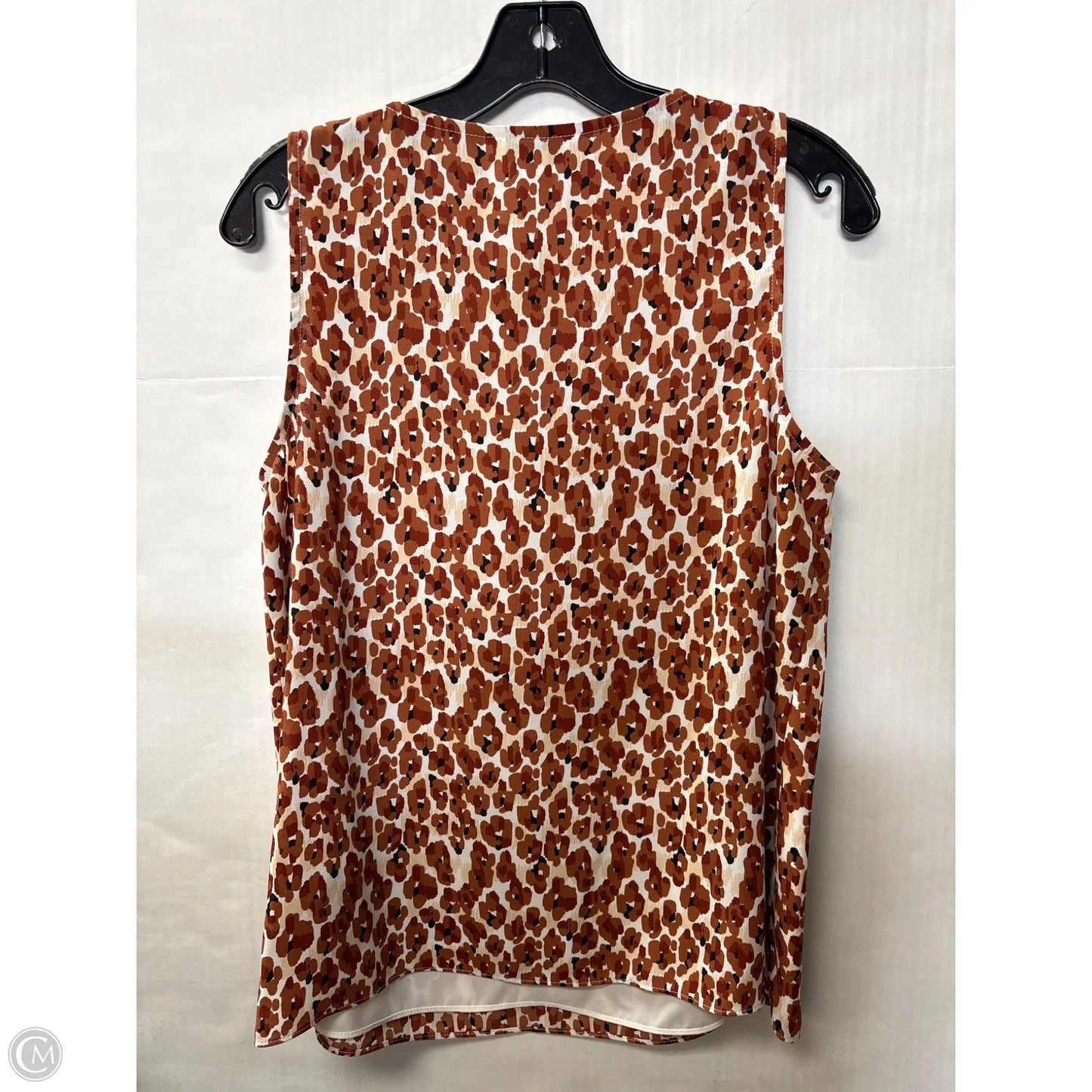 Top Sleeveless By Nine West In Brown, Size: M