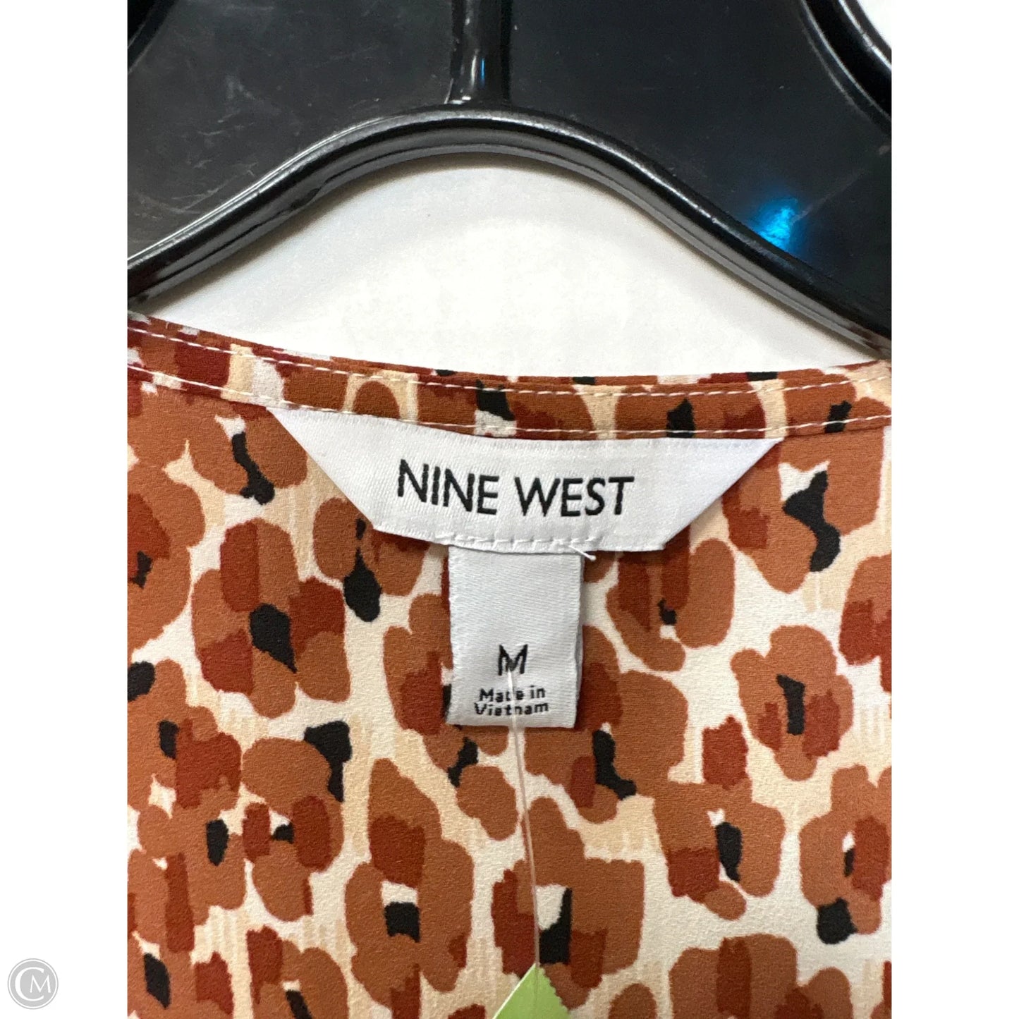 Top Sleeveless By Nine West In Brown, Size: M