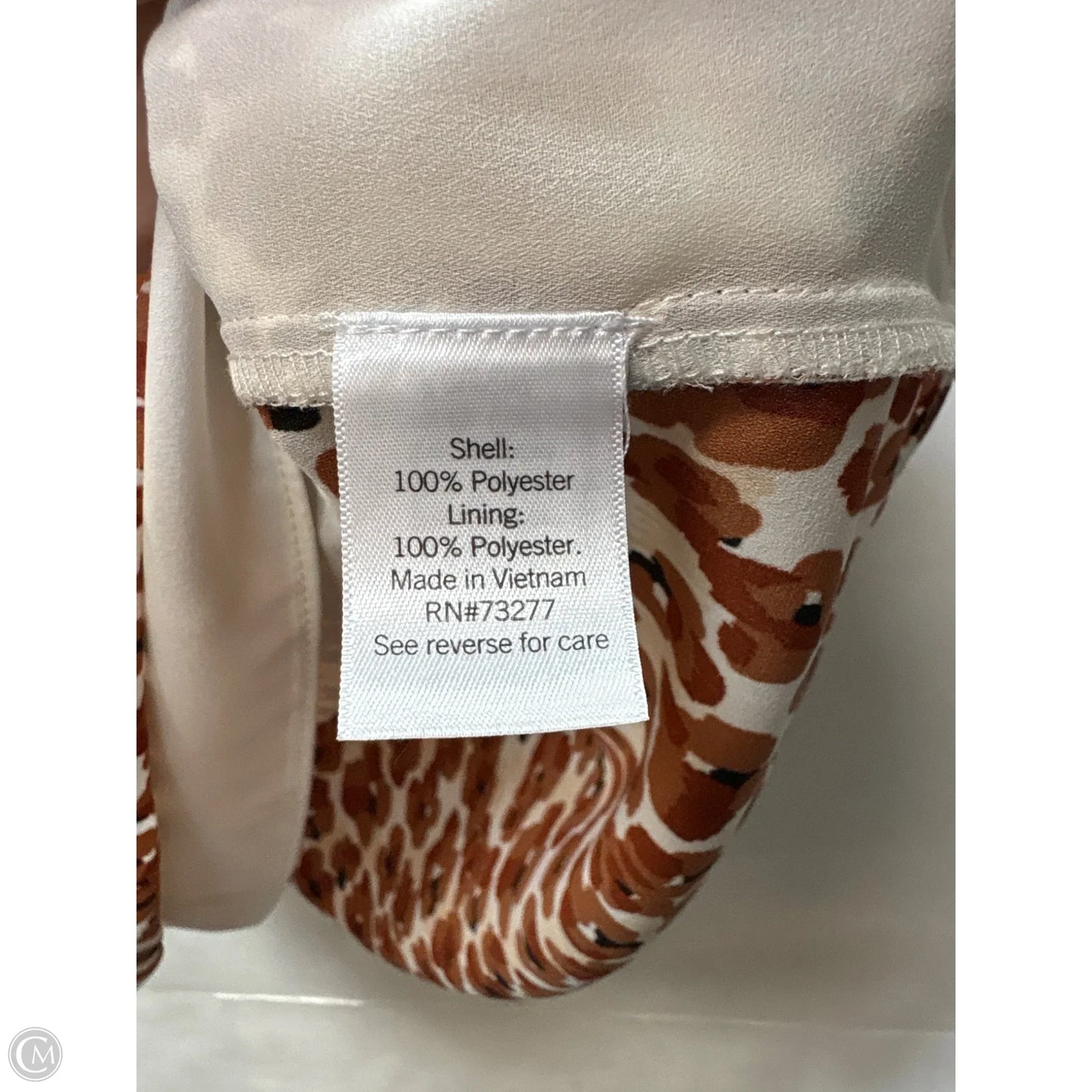 Top Sleeveless By Nine West In Brown, Size: M
