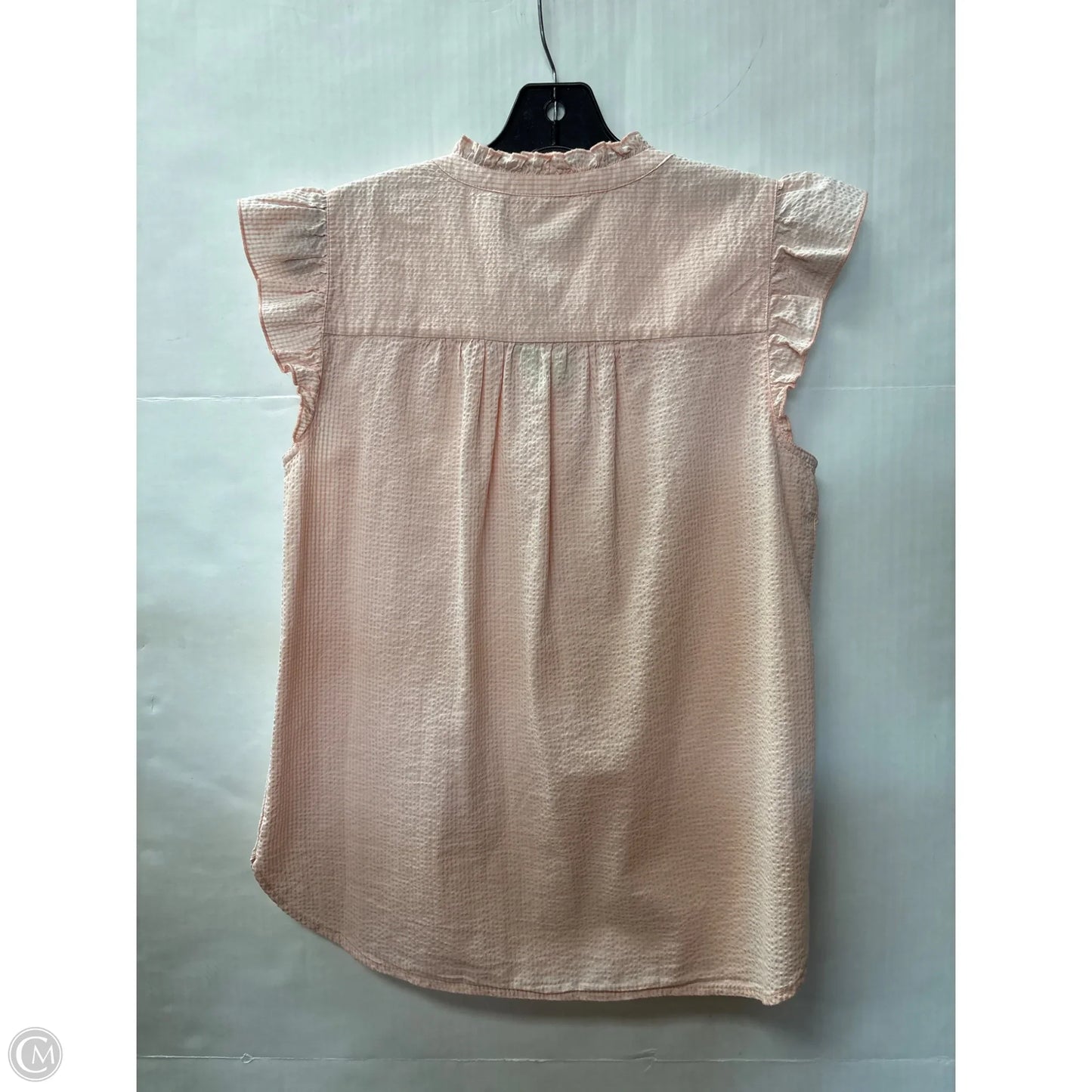 Top Sleeveless By Loft In Peach, Size: S