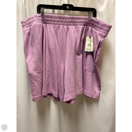 Shorts By Terra & Sky In Purple, Size: 24