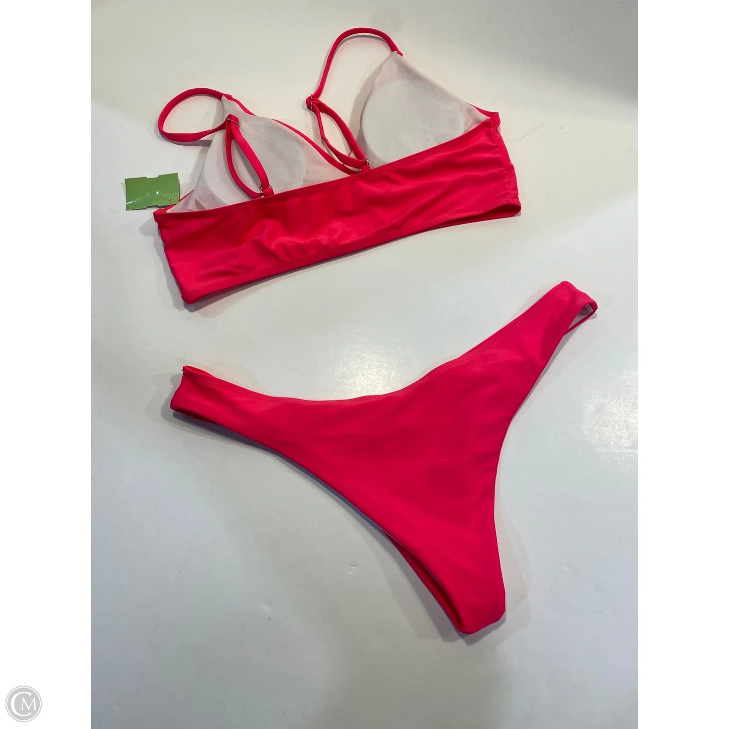 Swimsuit 2pc By Shein In Pink, Size: L