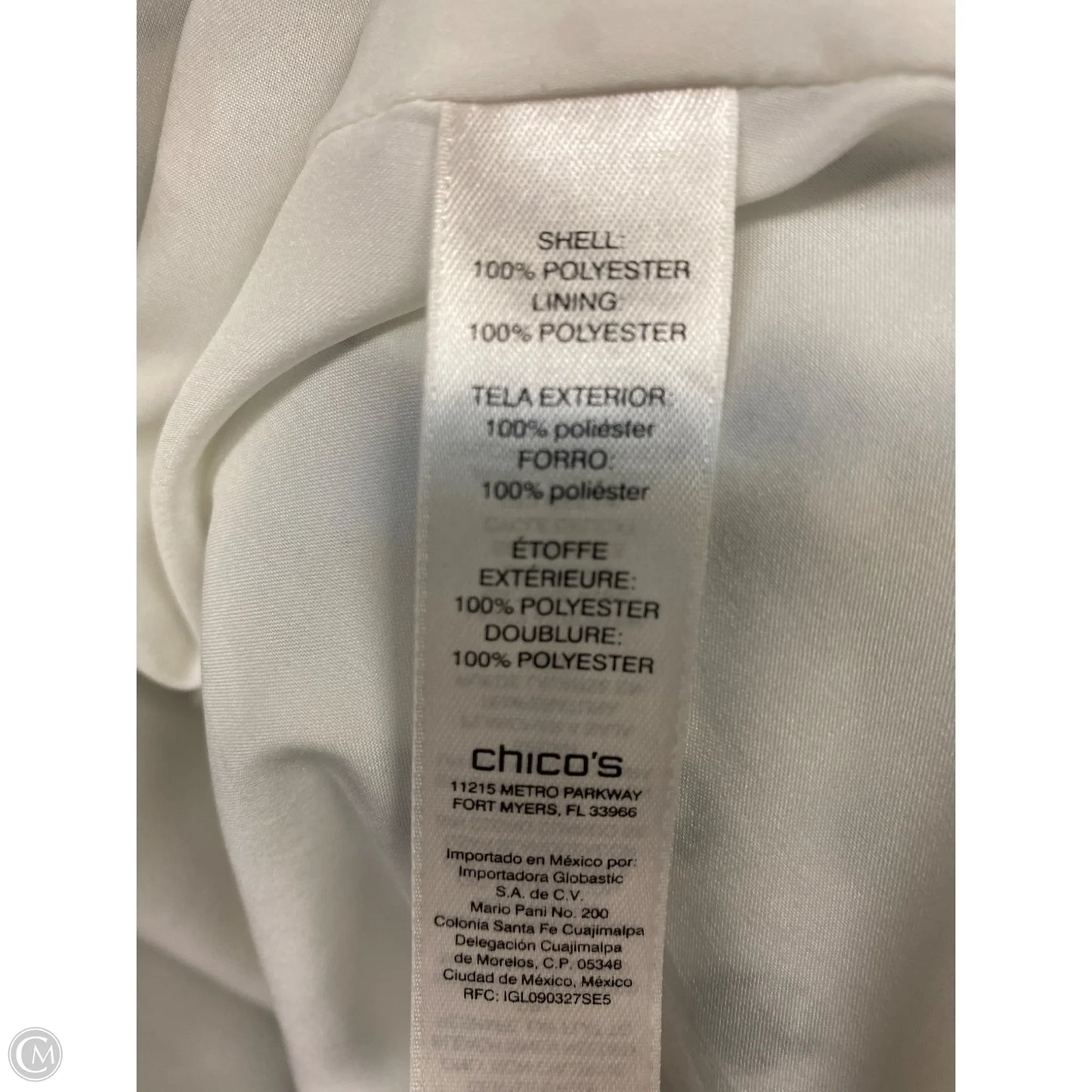 Coat Other By Chicos In White, Size: L