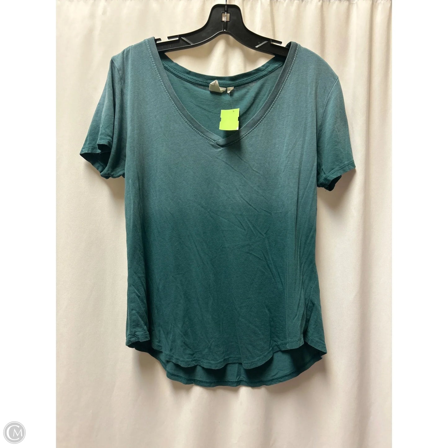 Top Short Sleeve By White Crow In Green, Size: M