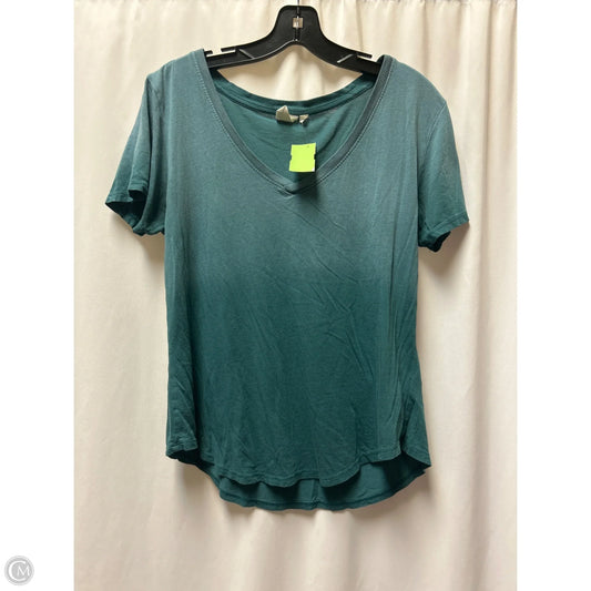 Top Short Sleeve By White Crow In Green, Size: M