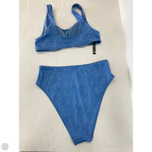 Swimsuit 2pc By Pink In Blue, Size: L