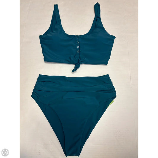 Swimsuit 2pc By Zaful In Aqua, Size: M