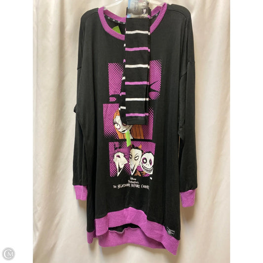 Pajamas 2pc By Disney Store In Black, Size: Xl