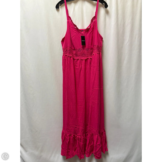 Dress Casual Maxi By Torrid In Pink, Size: 1x
