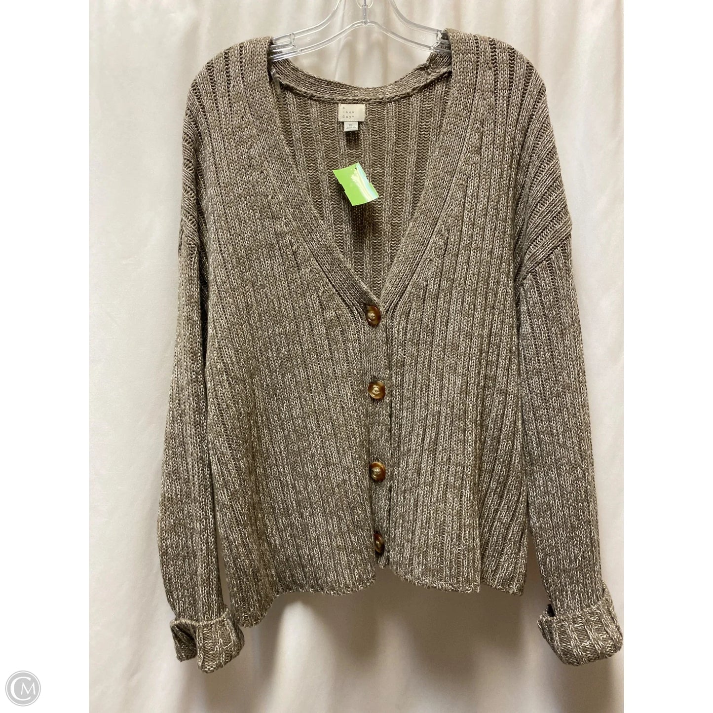 Cardigan By A New Day In Taupe, Size: Xl