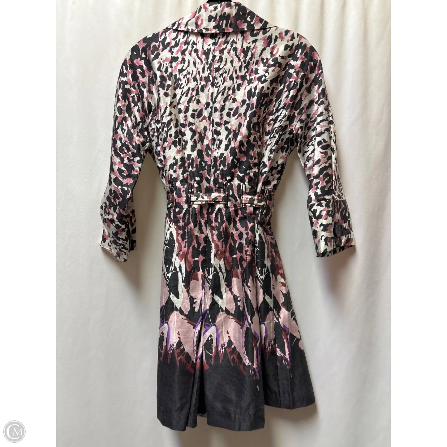 Coat Peacoat By Vertigo In Pink, Size: S