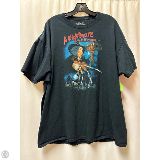 Top Short Sleeve By Clothes Mentor In Black, Size: 2x