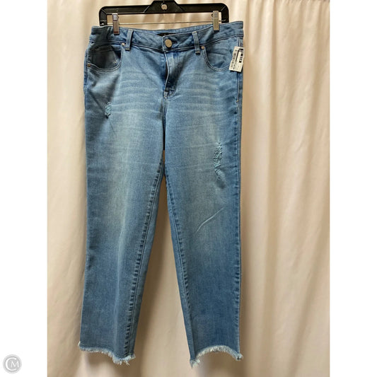 Jeans Cropped By 1822 Denim In Blue Denim, Size: 14