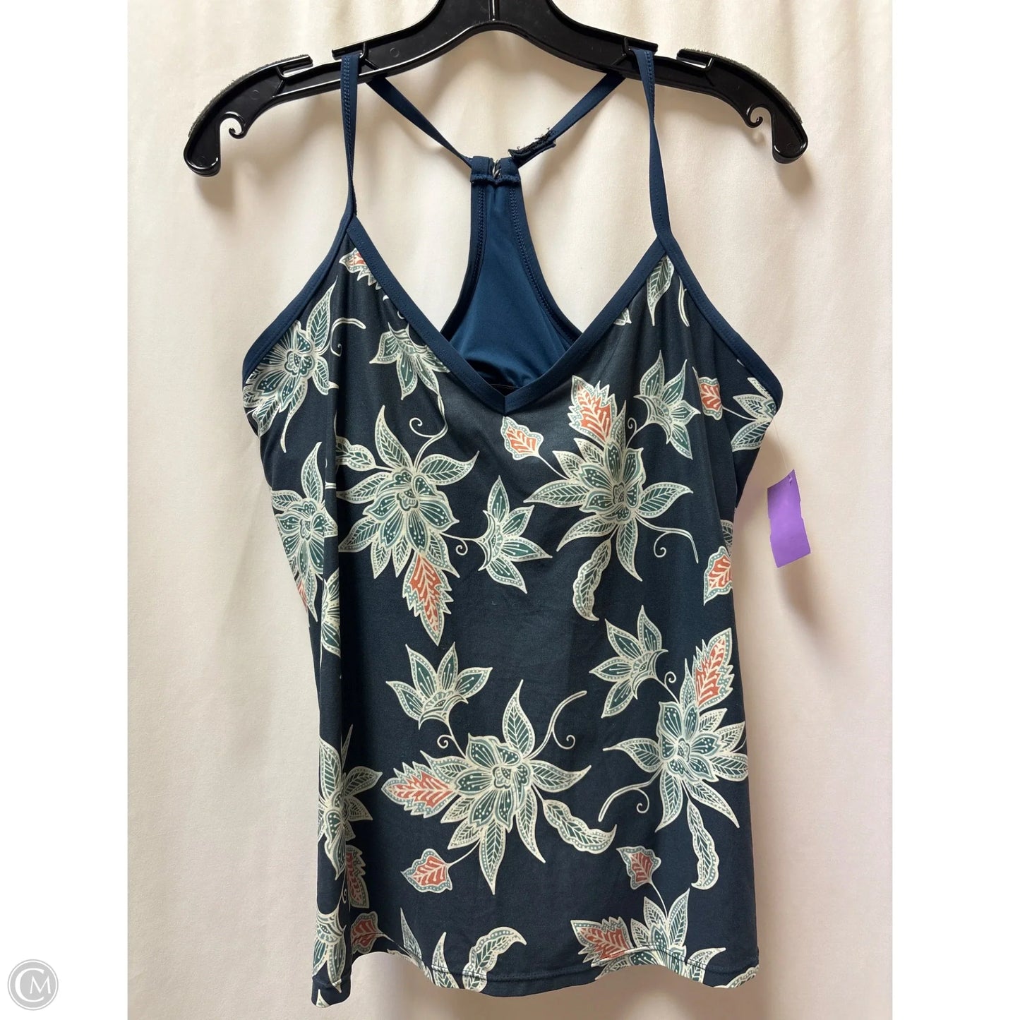 Swimsuit Top By Carve Designs In Navy, Size: Xl