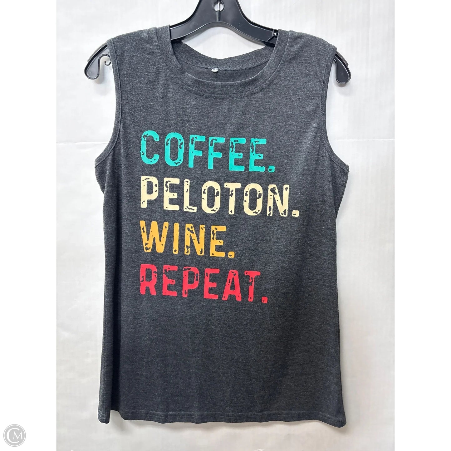 Athletic Tank Top By Clothes Mentor In Grey, Size: S