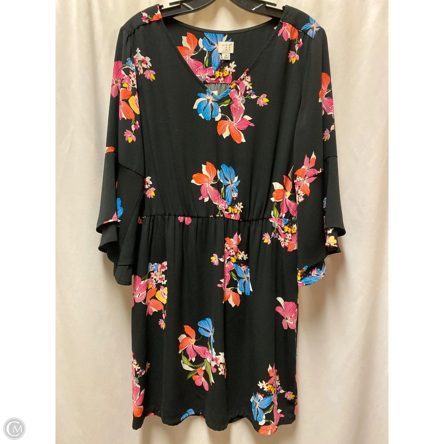 Dress Casual Midi By A New Day In Black, Size: M