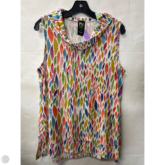Top Sleeveless By Clothes Mentor In Multi-colored, Size: L