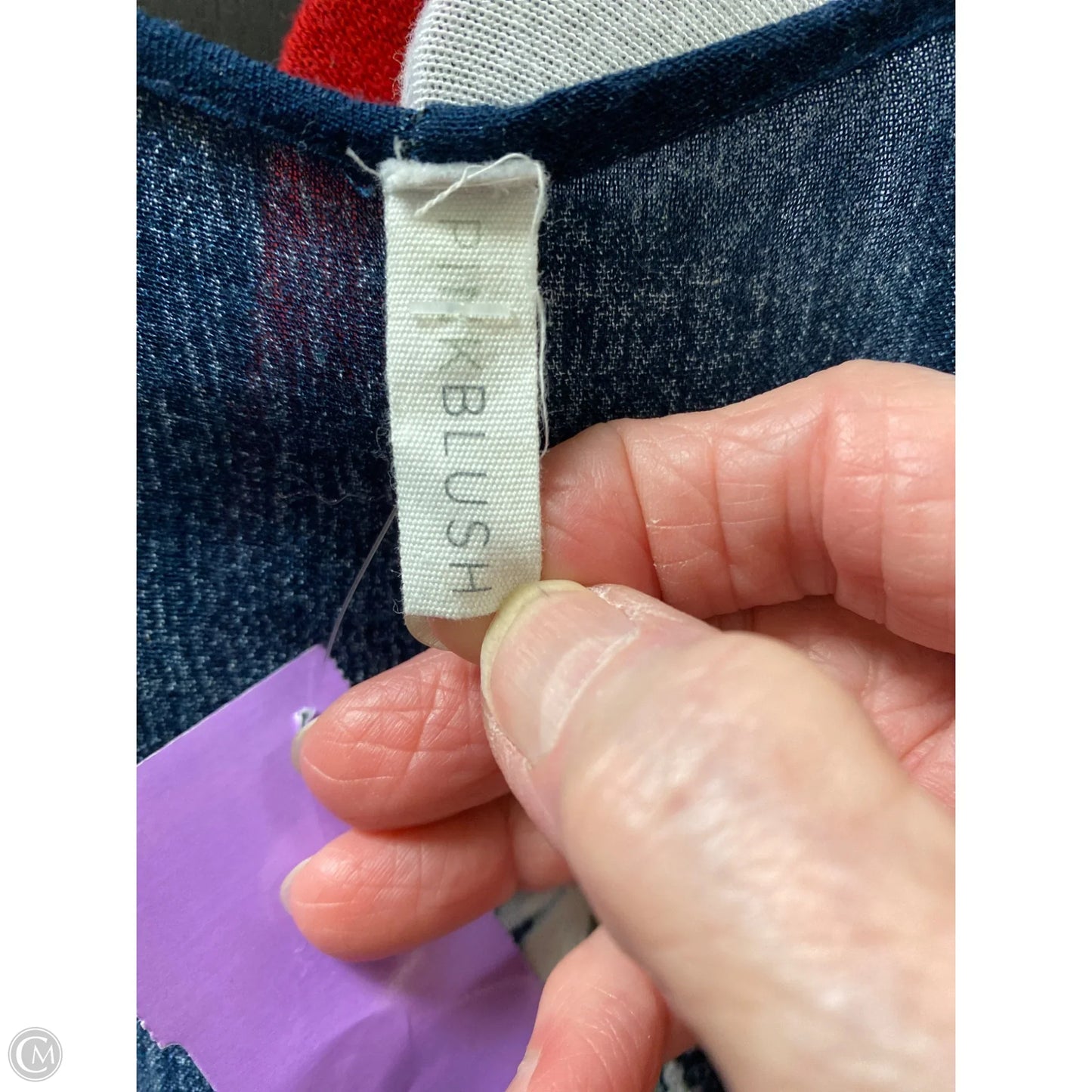 Cardigan By Pink Blush In Navy, Size: Osfm