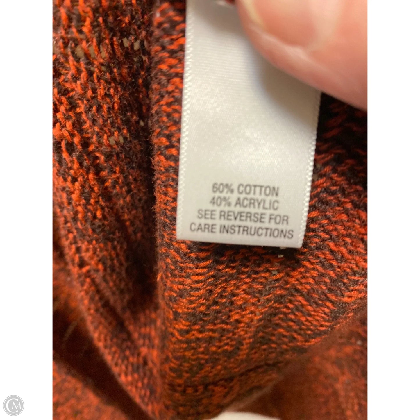 Cardigan By Studio Works In Maroon, Size: Xl