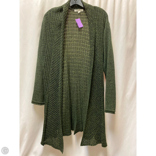 Cardigan By Studio Works In Green, Size: Xl