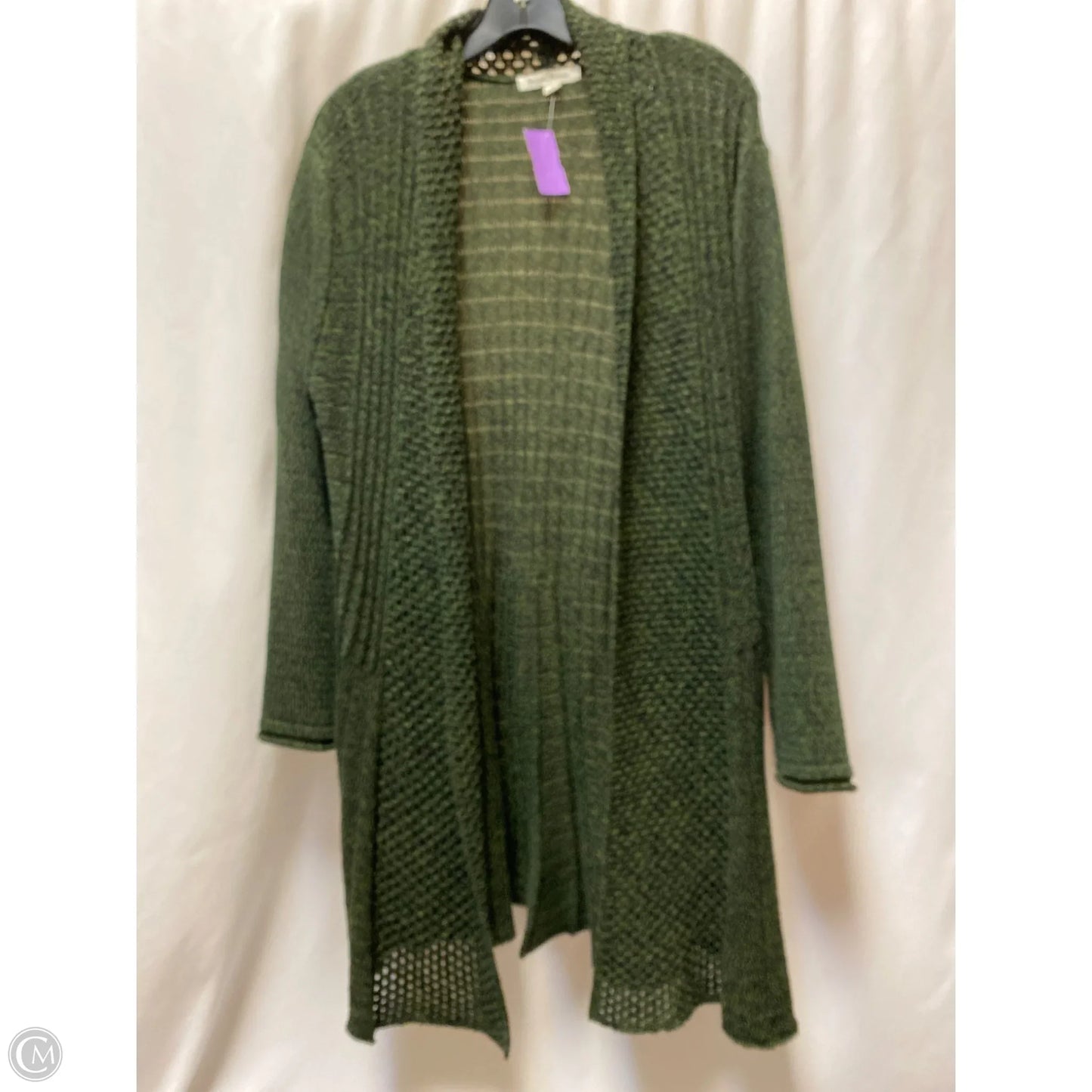 Cardigan By Studio Works In Green, Size: Xl