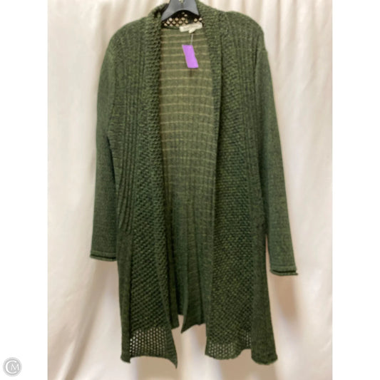 Cardigan By Studio Works In Green, Size: Xl