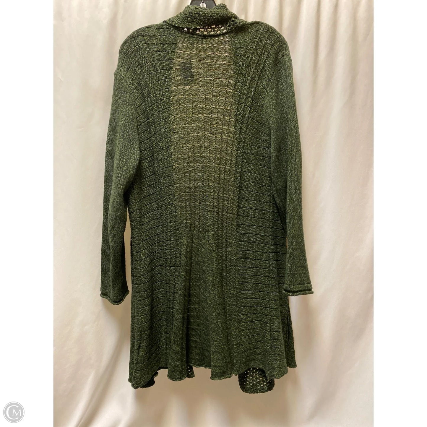 Cardigan By Studio Works In Green, Size: Xl