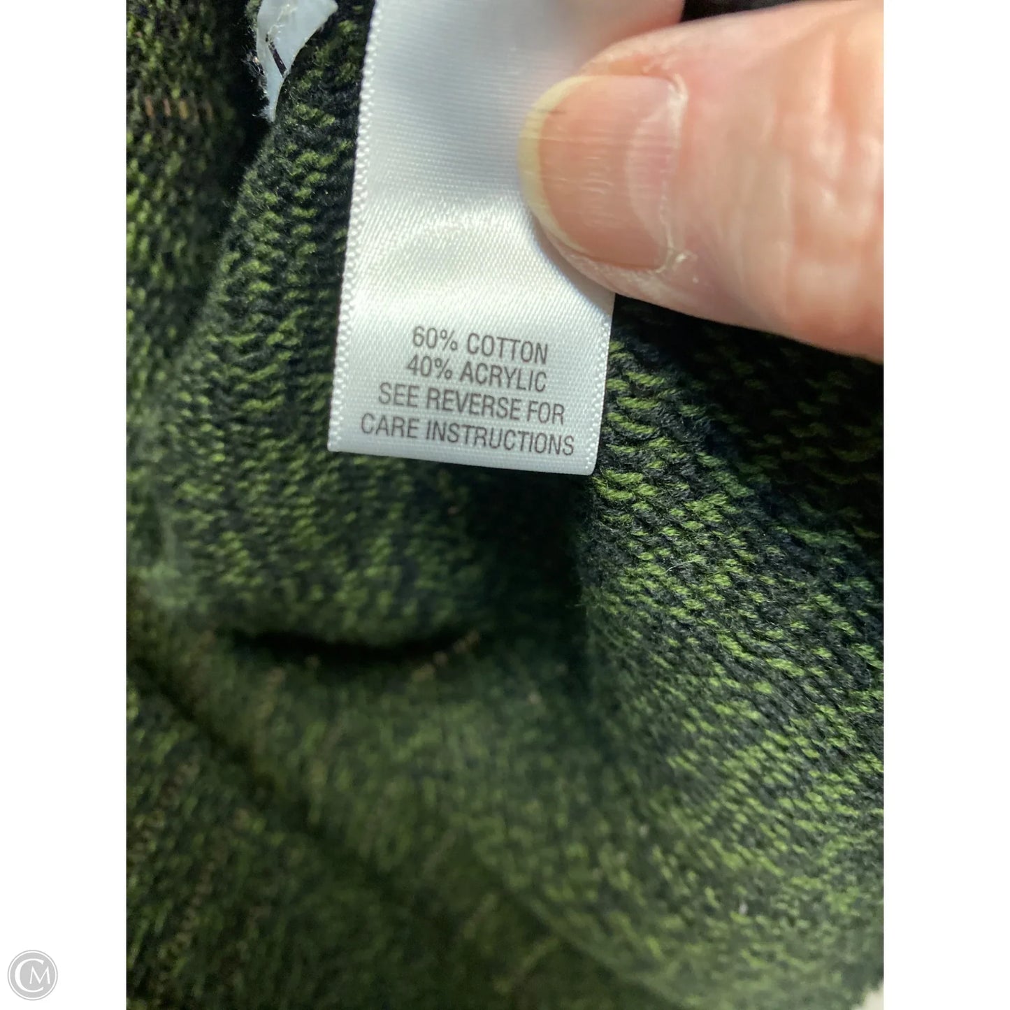 Cardigan By Studio Works In Green, Size: Xl