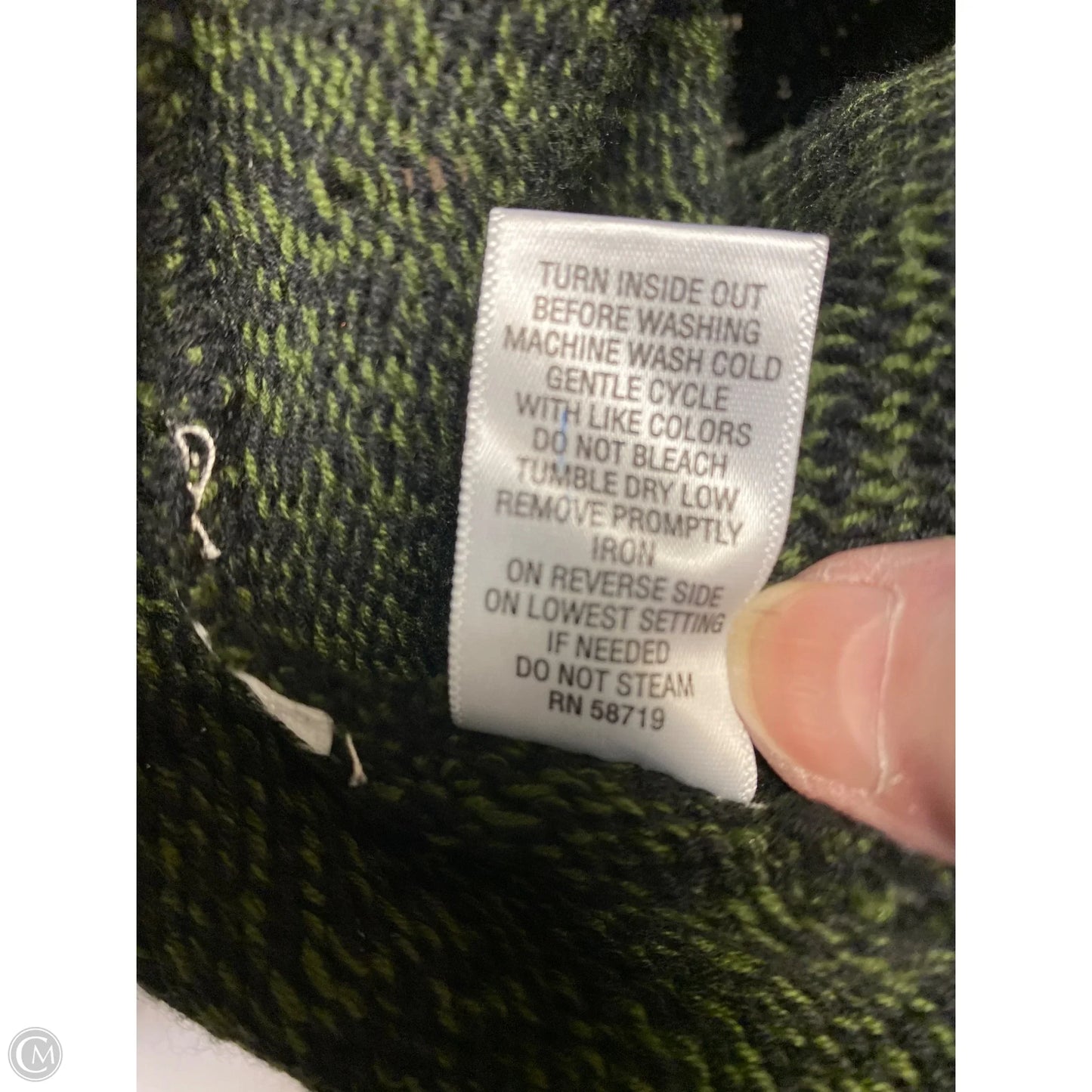 Cardigan By Studio Works In Green, Size: Xl