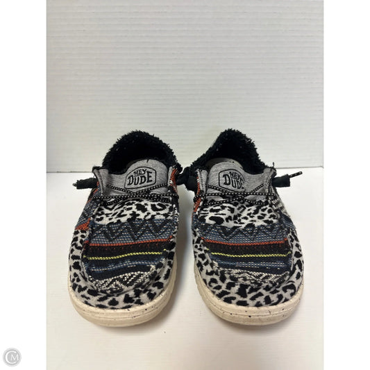 Shoes Flats By Hey Dude In Black, Size: 6