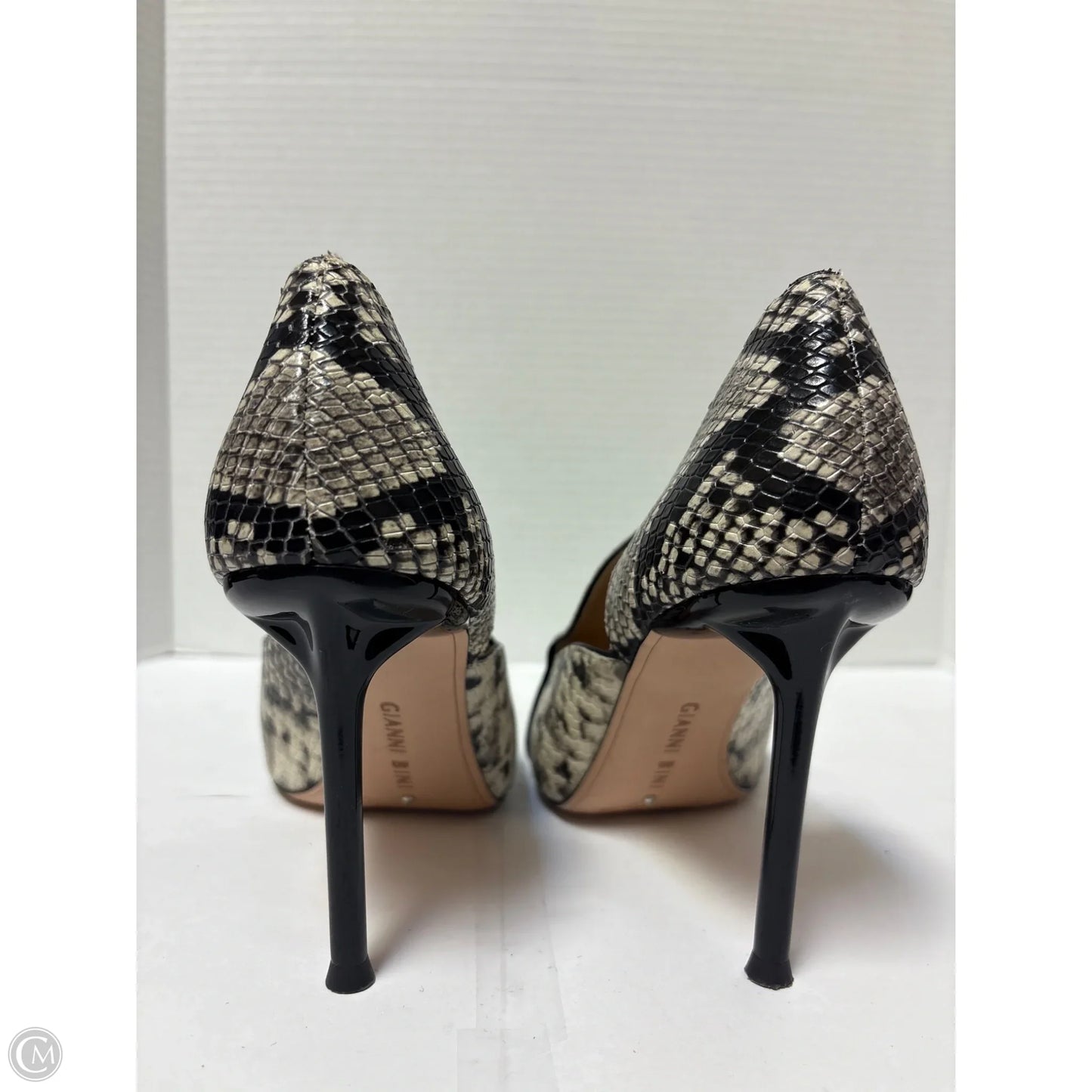 Shoes Heels Stiletto By Gianni Bini In Animal Print, Size: 9