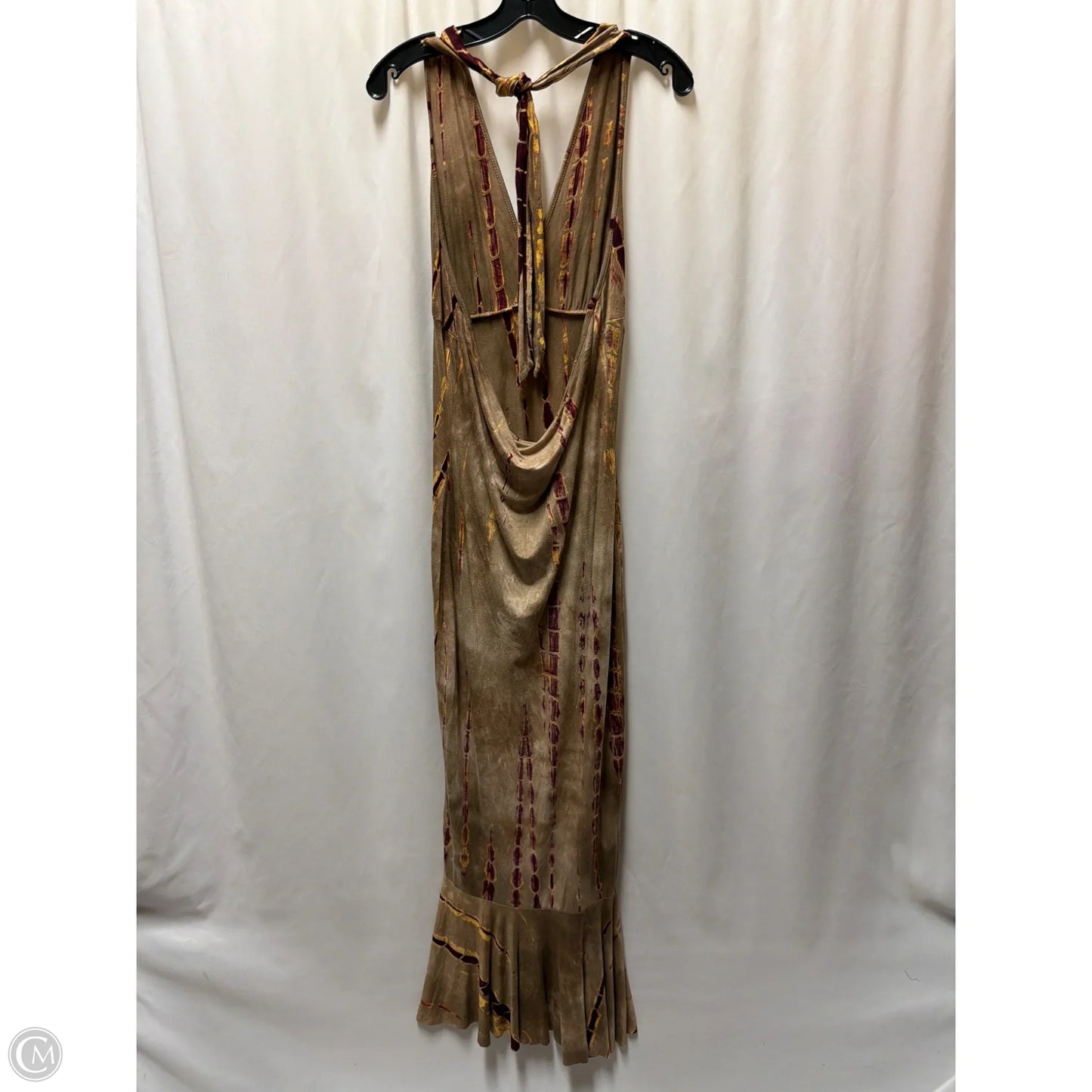Dress Casual Maxi By Clothes Mentor In Taupe, Size: Xl